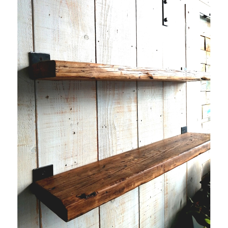 Mensole Con Vecchio Legno Di Recupero Wood Shelves Old Wood Reclaimed Wood 
